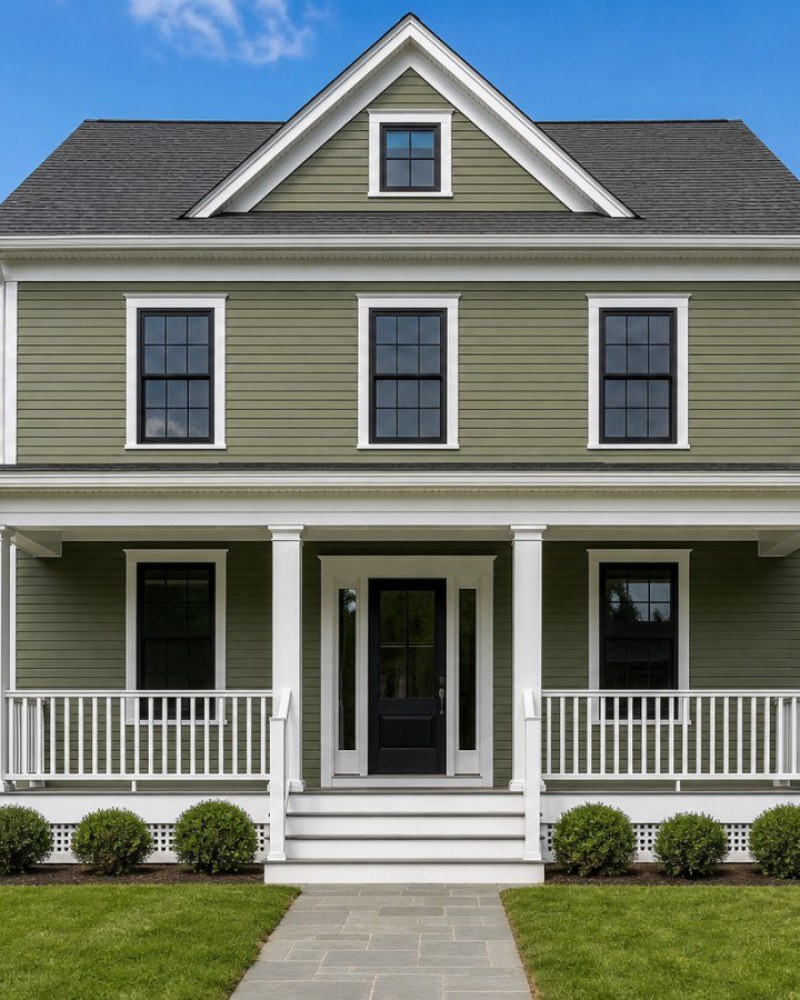 New Haven Connecticut Victorian colonial revival home exterior