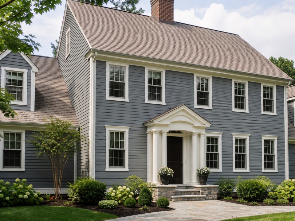 James Hardie fiber cement siding installed on a Connecticut home