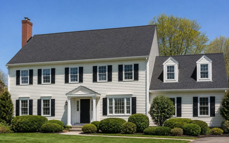 Complete roof replacement on a Connecticut home