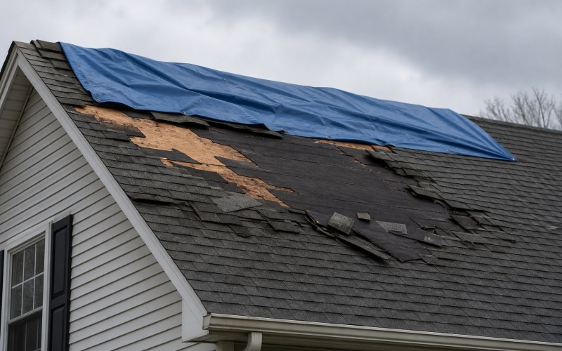 Roof underlayment and storm protection details