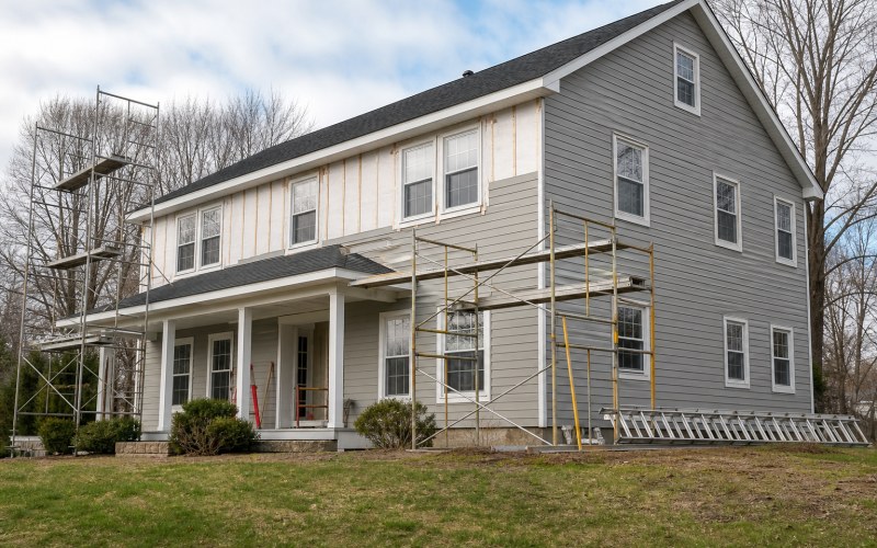Full siding replacement on a Connecticut residence